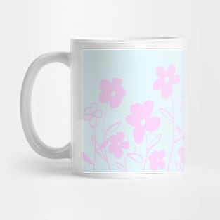 Pink Flowers Mug